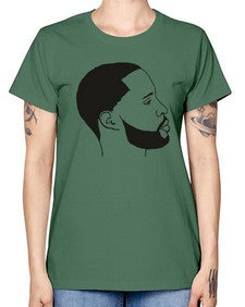 beardman 54# - black boys or men -  Missy T-Shirt