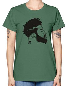 beardman 59# - black boys or men -  Missy T-Shirt