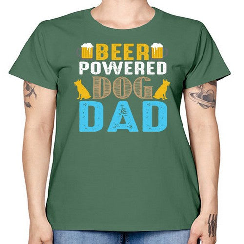 beer power dog dad 55# - dogs -  Missy T-Shirt