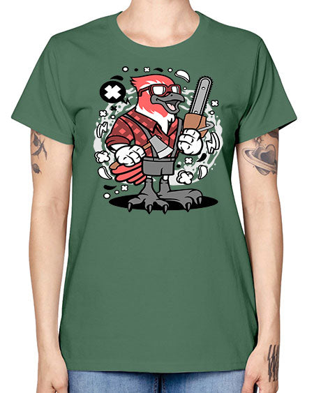 bird lumberjack 17# - birds -  Missy T-Shirt