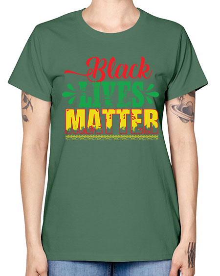 black lives matter 7# - black words and phrases -  Missy T-Shirt