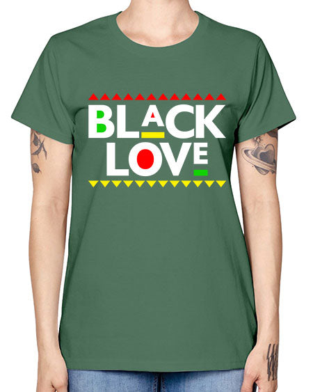 black love 228# - black words and phrases -  Missy T-Shirt