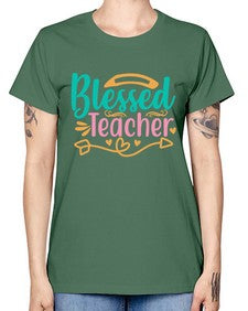 blessed teacherr 633# - teacher -  Missy T-Shirt