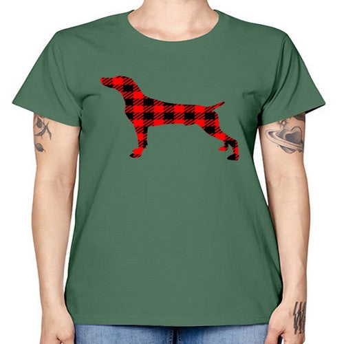 buffalo plaid beagle 63# - dogs -  Missy T-Shirt