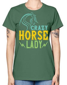 crazy horse lady Style 10# - horse -  Missy T-Shirt