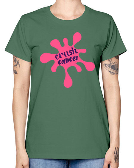 crush cancer Style 18# - breast cancer -  Missy T-Shirt
