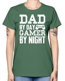 dad by day gamer by night 68# - video games -  Missy T-Shirt