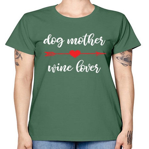 dog mom wine 84# - dogs -  Missy T-Shirt