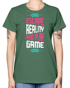 escape reality and play 80# - video games -  Missy T-Shirt