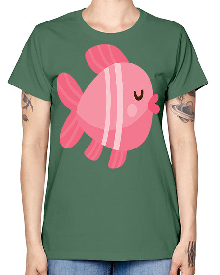 fish 53# - shark-fish -  Missy T-Shirt