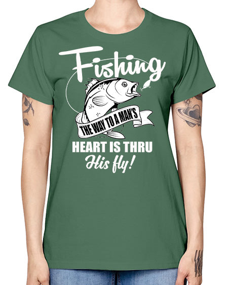 fishing 24# - shark-fish -  Missy T-Shirt