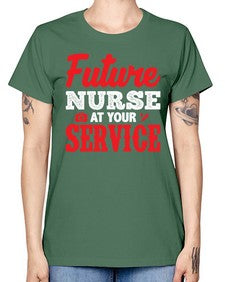 future nurse at your service 812# - nurse -  Missy T-Shirt