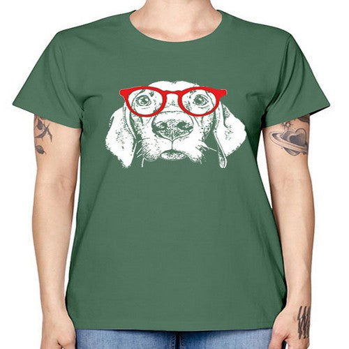 glass dog 145# - dogs -  Missy T-Shirt