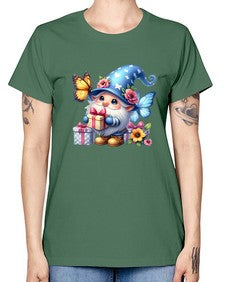 gnome with butterfly 03# - gnome -  Missy T-Shirt