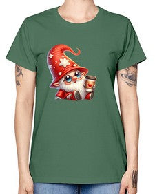 gnome with butterfly 04# - gnome -  Missy T-Shirt