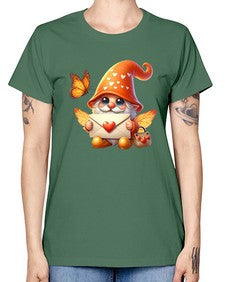 gnome with butterfly 06# - gnome -  Missy T-Shirt