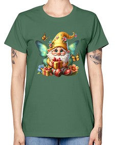 gnome with butterfly 07# - gnome -  Missy T-Shirt
