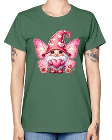 gnome with butterfly 08# - gnome -  Missy T-Shirt