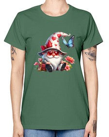 gnome with butterfly 13# - gnome -  Missy T-Shirt