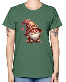 gnome with butterfly 15# - gnome -  Missy T-Shirt