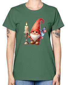 gnome with butterfly 16# - gnome -  Missy T-Shirt