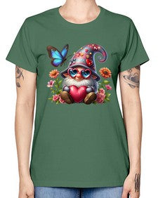 gnome with butterfly 17# - gnome -  Missy T-Shirt