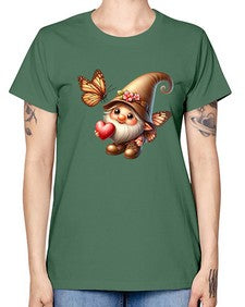 gnome with butterfly 22# - gnome -  Missy T-Shirt