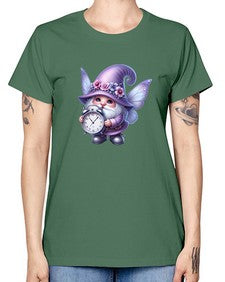 gnome with butterfly 23# - gnome -  Missy T-Shirt