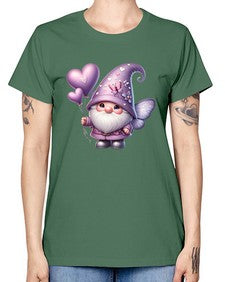 gnome with butterfly 25# - gnome -  Missy T-Shirt