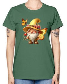 gnome with butterfly 27# - gnome -  Missy T-Shirt