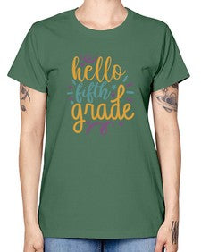 hello fifth grade 257# - fifth grade -  Missy T-Shirt
