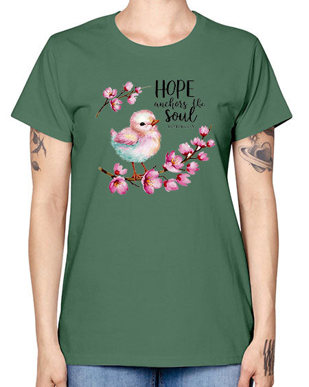 hope anchors the soul 41# - birds -  Missy T-Shirt