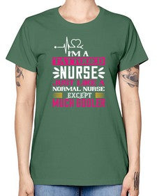 i am tattooed nurse just like a Style 863# - nurse -  Missy T-Shirt