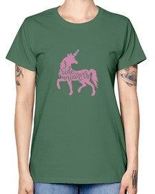 i ride unicorns 188# - unicorn -  Missy T-Shirt