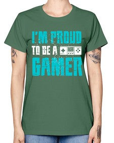 im proud to be a gamer 121# - video games -  Missy T-Shirt