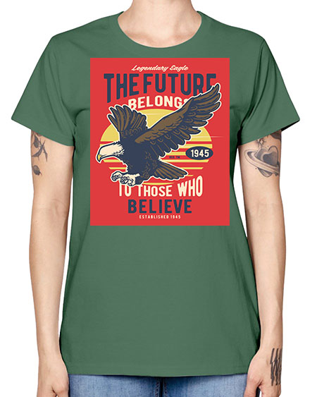 legendary eagle 55# - birds -  Missy T-Shirt