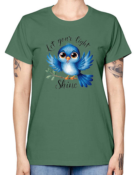 let your light shine 61# - birds -  Missy T-Shirt