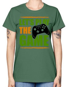 lets play the game 136# - video games -  Missy T-Shirt