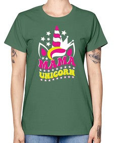 mama unicorn 285# - unicorn -  Missy T-Shirt