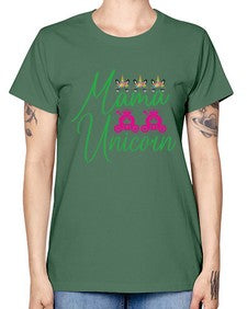 mama unicorn 288# - unicorn -  Missy T-Shirt