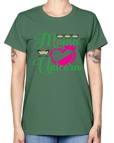 mama unicorn 292# - unicorn -  Missy T-Shirt