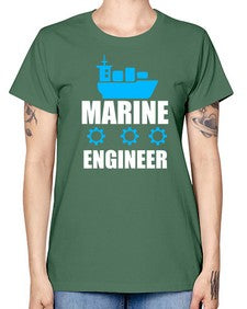 marine engineer 1086# - engineer -  Missy T-Shirt
