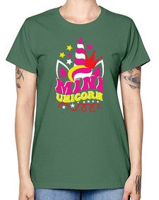 mini unicorn 307# - unicorn -  Missy T-Shirt