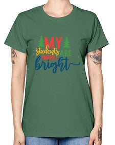 my students are merry bright Style 296# - teacher -  Missy T-Shirt