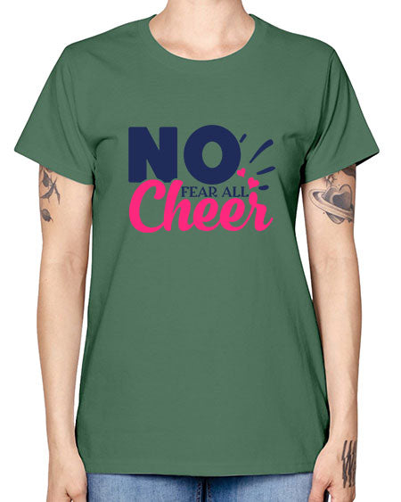 no fear all cheer 1728# - cheer -  Missy T-Shirt