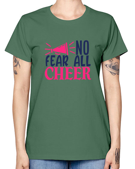 no fear all cheer 1739# - cheer -  Missy T-Shirt