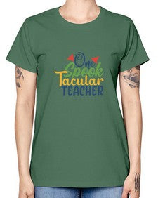 one spook tacular teacher Style 330# - teacher -  Missy T-Shirt
