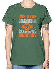one stop commercial cleaning company Style 332# - cleaner -  Missy T-Shirt
