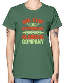 one stop commercial cleaning company Style 333# - cleaner -  Missy T-Shirt