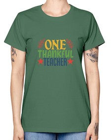 one thankful teacher Style 335# - teacher -  Missy T-Shirt